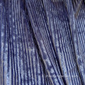 Tessuto in tessuto in velluto a strisce metalliche